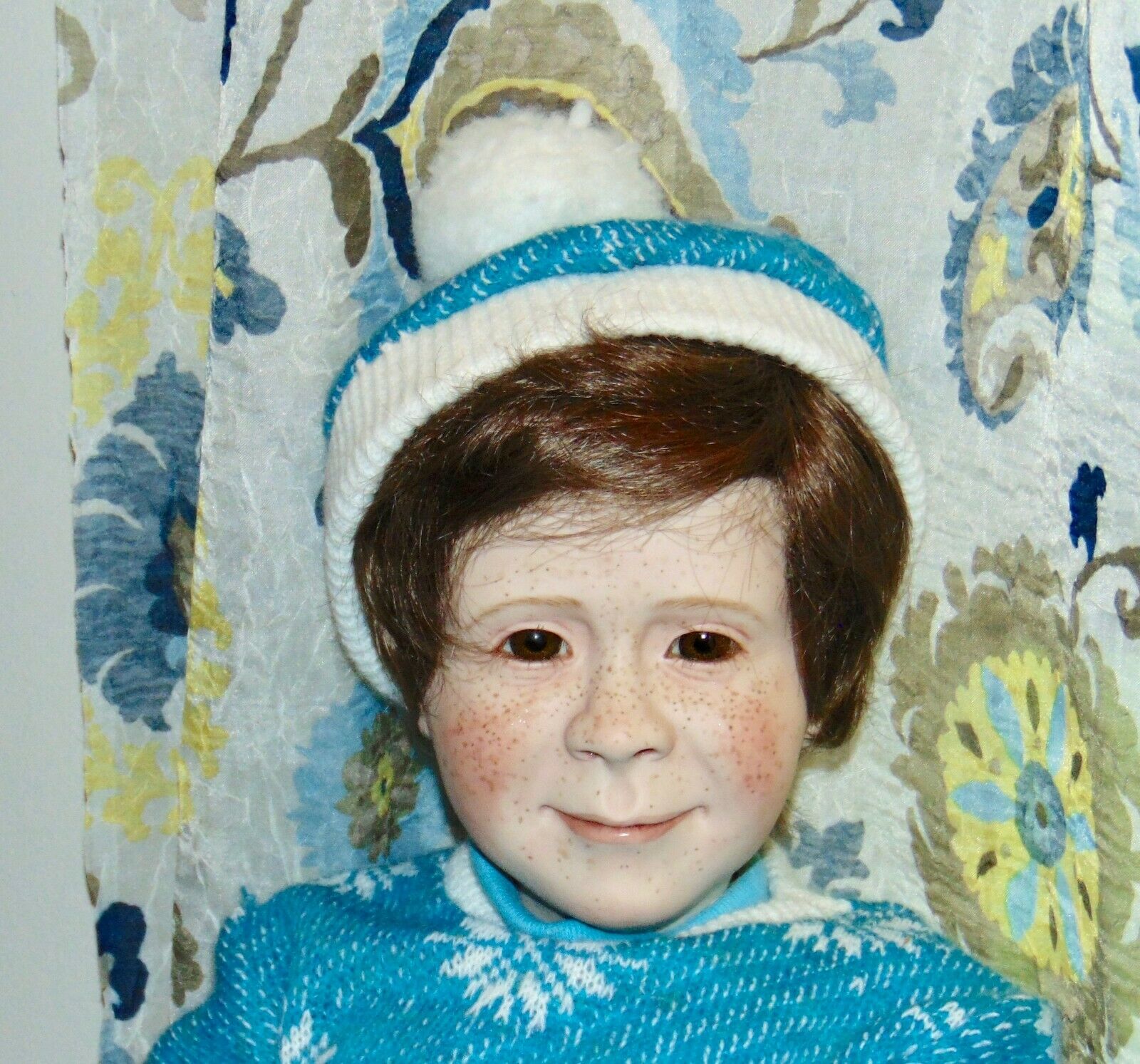 Rare! Marci Cohen Porcelain Doll Andy 1/25 Extremely Limited! Freckle Faced Boy