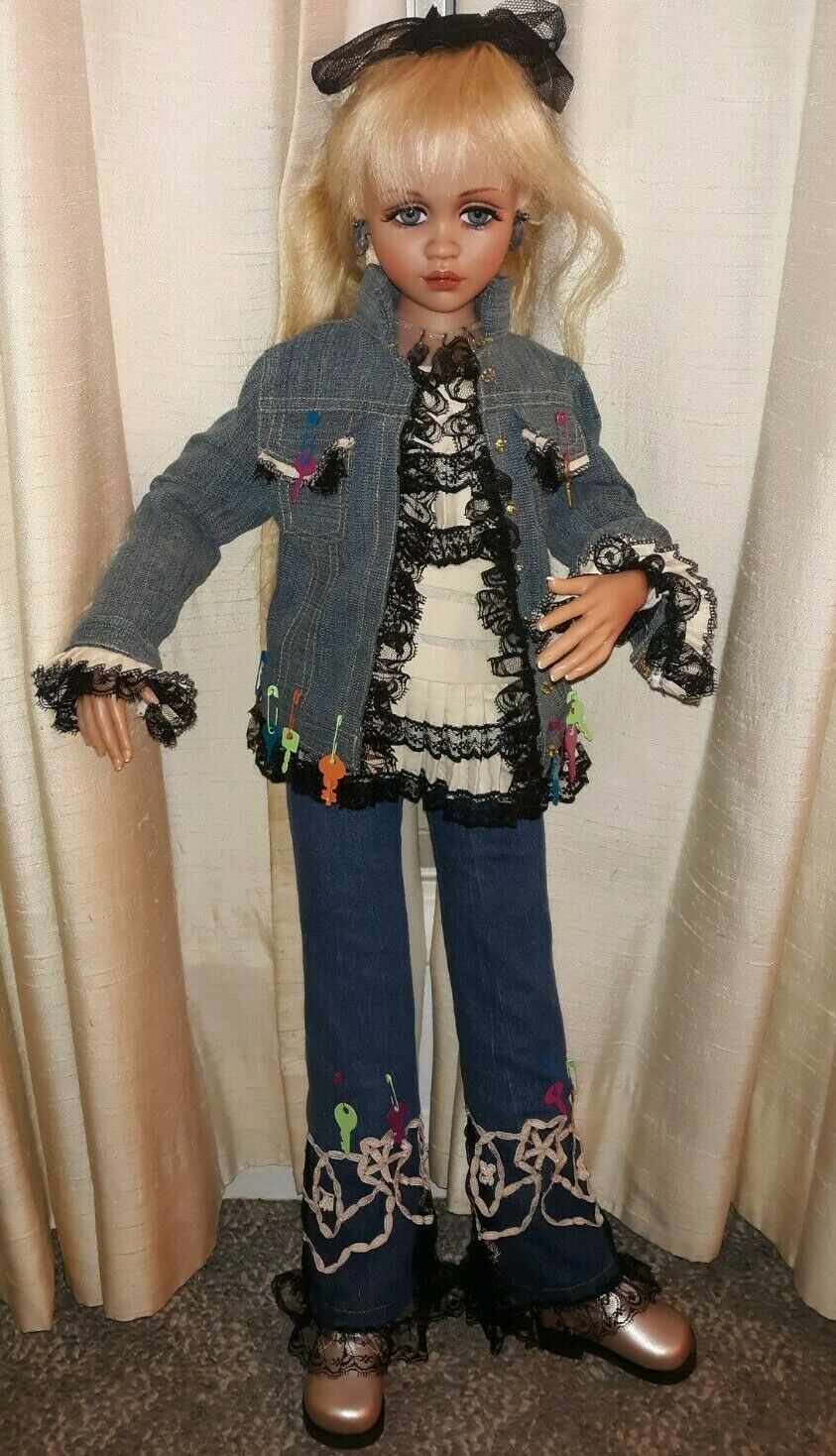 Jan Mclean Artist Doll Groovy Outfit 30" All Orig. #364 Of #494 ?kiss $199.99