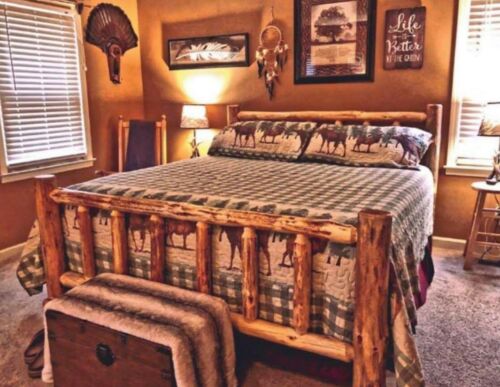 Rustic Log Bed! Most Sold On Ebay! New Lower Price!  #1 Seller!  Most Sold!!