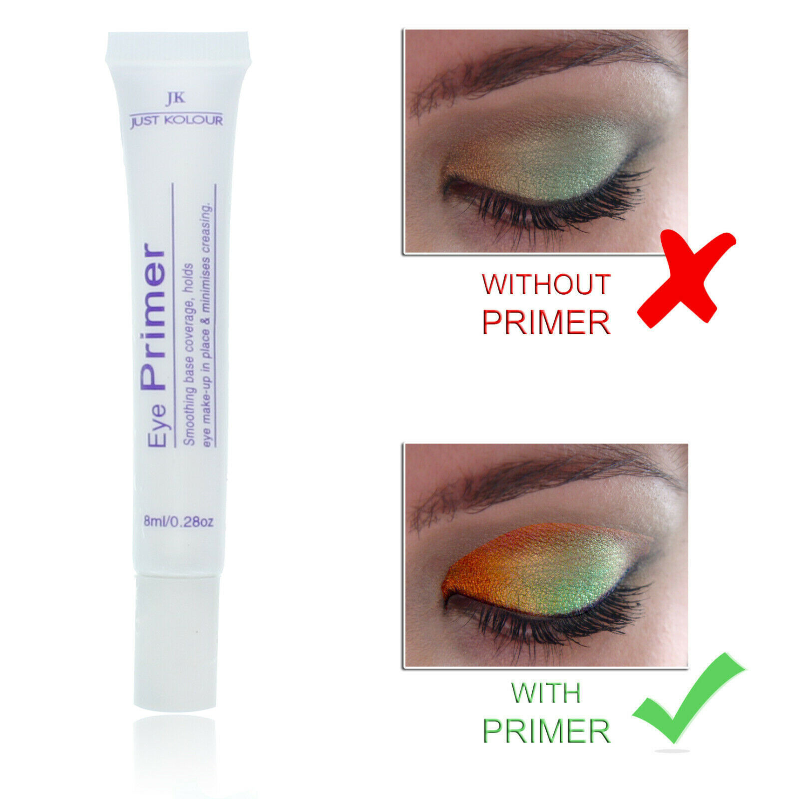Eye Shadow Lock Eyelid Primer Base Nude Prime Eyeshadow Make Up Blending Vibrant