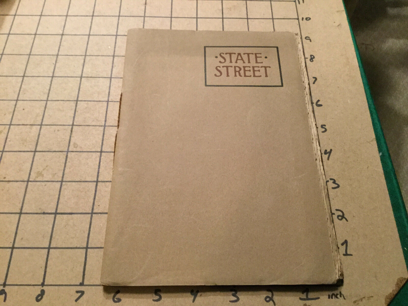 Original Booklet: 1906 State Street A Brief Account Of A Boston Way 42pgs