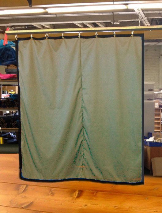 Tan Curtain/stage Backdrop/partition, Non-fr, 10 H X 10 W