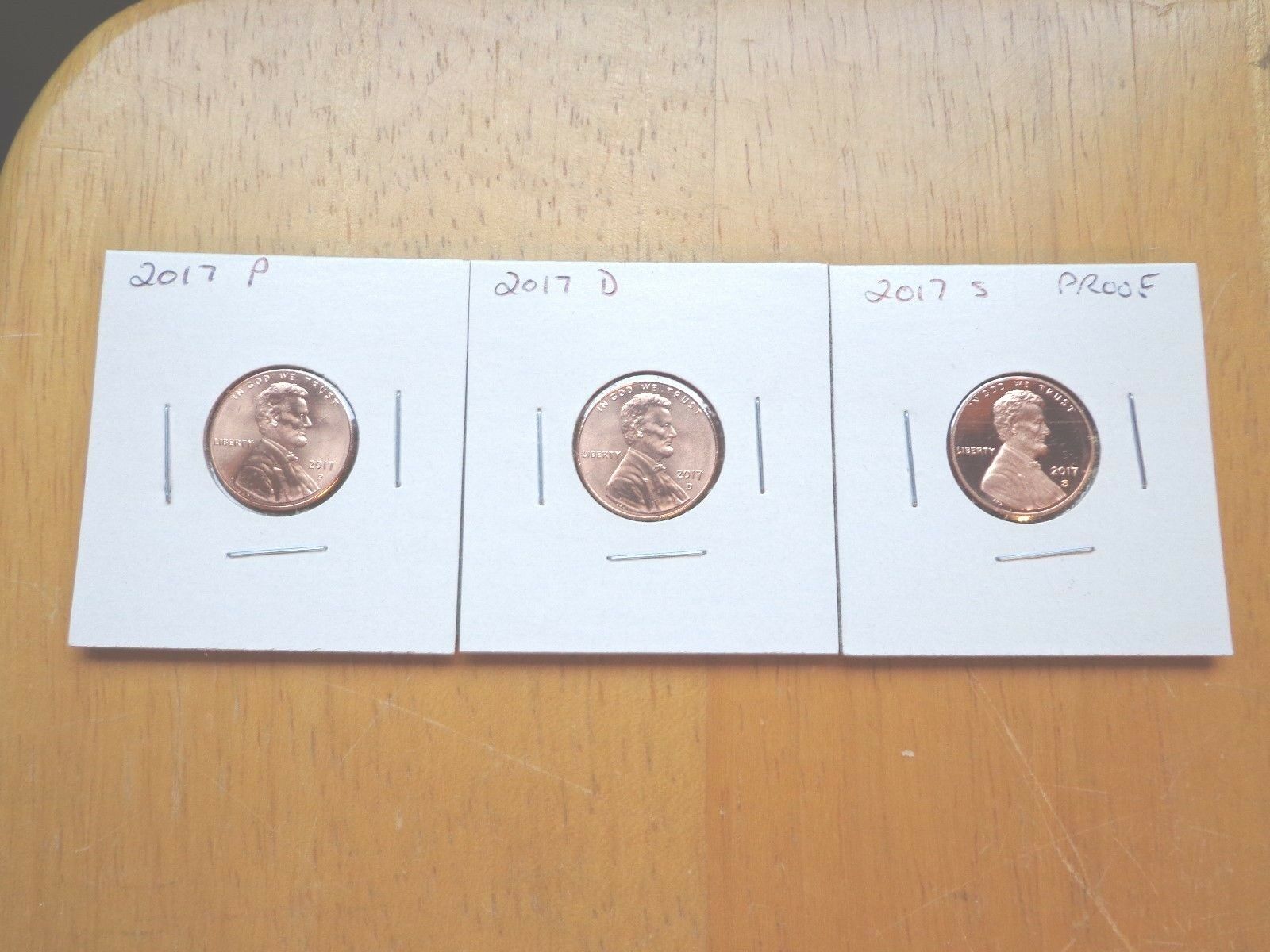 2017 P D S Lincoln Cent Penny Proof 3 Coin Set Lot